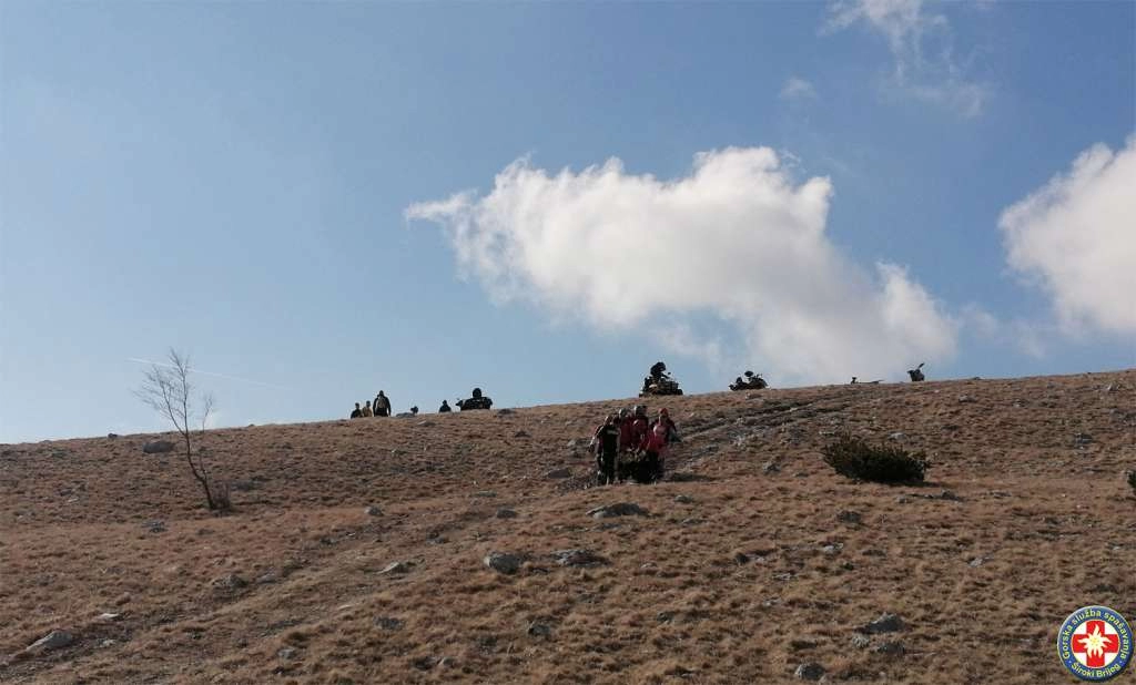 GSS-ovci spašavali mladića nakon pada s motora na Čabulji